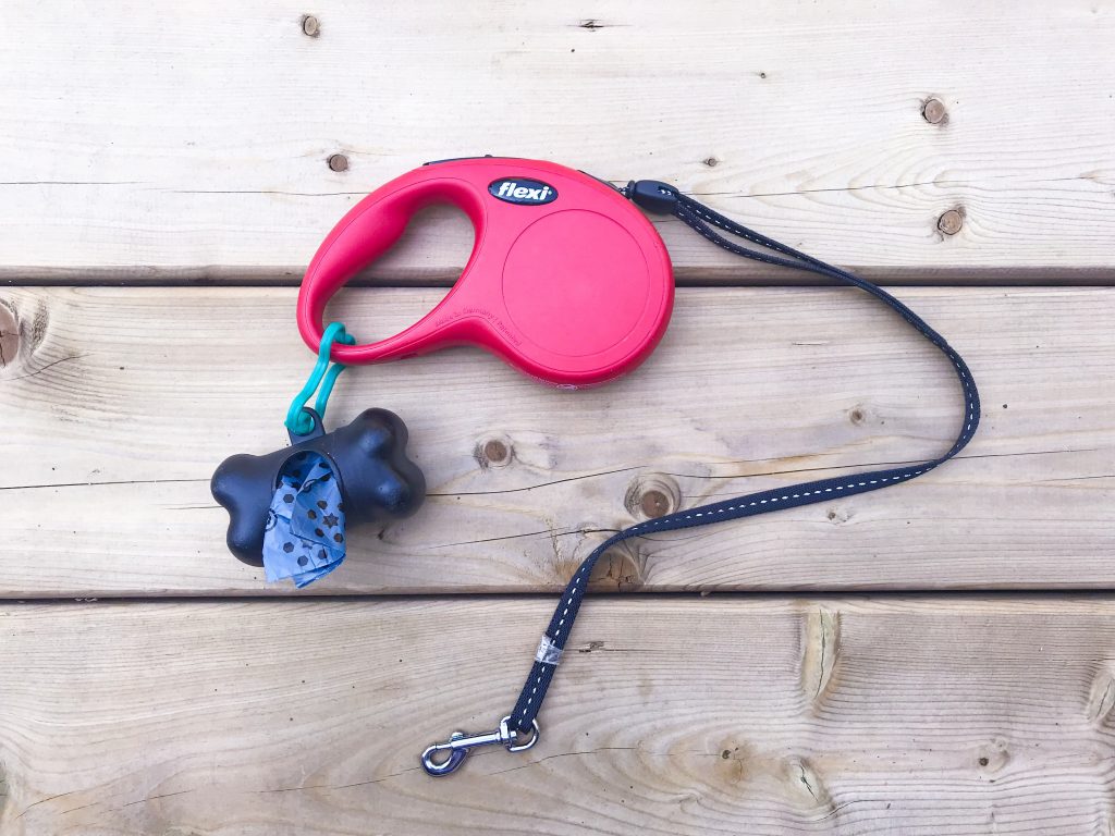 What's in Marlee's Dog Overnight Bag - Leash and Poop Bags