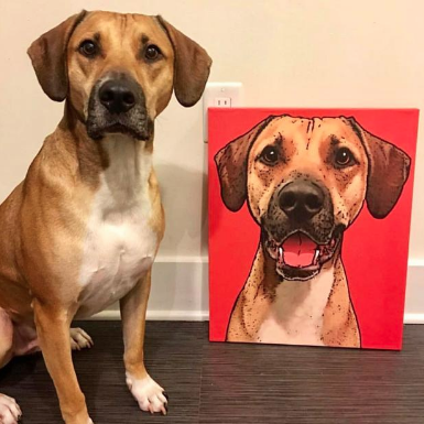 Father's Day Gift Guide for Dog Dads - Pop Your Pup Personalized Canvas