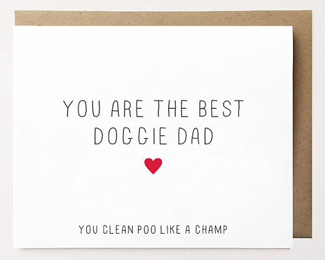 Father's Day Gift Guide for Dog Dads - Father's Day Card